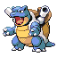 Generation III sprite of Blastoise