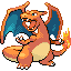 Generation III sprite of Charizard
