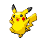 Generation III sprite of Pikachu