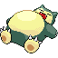 Generation III sprite of Snorlax
